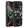molzar Grip Series for iPhone 16 Pro Max Case with Real Forged Carbon Fiber Grippy Edges Design Builtin Magnets Compatible with MagSafe Chargers and Accessories Glossy BlackRed