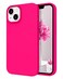 DOMAVER for iPhone 13 Case Slim Smooth Liquid Silicone Upgrade for iPhone 13 Case 12FT Military Protection Camera Protection Soft AntiScratch Microfiber Lining ScratchResistant Back Hot Pink