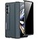 Miimall for Samsung Galaxy Z Fold 4 Case with Privacy Screen Protector Builtin Adjustable Kickstand Magnetic Hinge Protection AllInclusive Protective Case for Galaxy Z Fold 4 5GDark Green