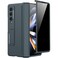 Miimall for Samsung Galaxy Z Fold 4 Case with Privacy Screen Protector Builtin Adjustable Kickstand Magnetic Hinge Protection AllInclusive Protective Case for Galaxy Z Fold 4 5GDark Green