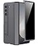 Miimall for Galaxy Z Fold 6 Case with Privacy Screen Protector Builtin Adjustable Kickstand Magnetic Hinge Upgraded Camera Protection AllInclusive Protective Cases for Galaxy Z Fold 6 5G Grey