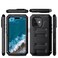 Marrkey Waterproof Case for iPhone 16 Pro Max Heavy Duty Durable Metal Full Body Builtin Screen Protection Case Shockproof Dustproof Rugged Military Grade Defender for iPhone 16 Pro Max Black