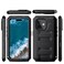 Marrkey Waterproof Case for iPhone 16 Pro Max Heavy Duty Durable Metal Full Body Builtin Screen Protection Case Shockproof Dustproof Rugged Military Grade Defender for iPhone 16 Pro Max Black
