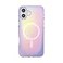PopSockets iPhone 16 Plus Phone Case with MagSafe Wireless Charging Compatible Purple Aura