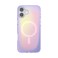 PopSockets iPhone 16 Plus Phone Case with MagSafe Wireless Charging Compatible Purple Aura