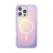 PopSockets iPhone 16 Pro Max Phone Case with MagSafe Wireless Charging Compatible Purple Aura