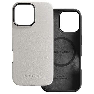 Native Union Active Case MagSafe Compatible with Builtin Magnets Rugged Design Recycled Materials UltraDurable Drop Protection up to 10ft 3m for iPhone 16 Pro Max Sandstone