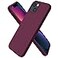 ORNARTO Compatible with iPhone 13 Case 61 Slim Liquid Silicone 3 Layers Full Covered Soft Gel Rubber Phone Case Protective Cover 61 InchWineRed