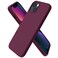 ORNARTO Compatible with iPhone 13 Case 61 Slim Liquid Silicone 3 Layers Full Covered Soft Gel Rubber Phone Case Protective Cover 61 InchWineRed