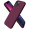 ORNARTO Compatible with iPhone 13 Case 61 Slim Liquid Silicone 3 Layers Full Covered Soft Gel Rubber Phone Case Protective Cover 61 InchWineRed
