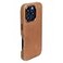 Dockem Genuine Leather Case V2 for iPhone 16 Pro with Full Camera Control Cutout Compatible with MagSafe MSGL Light Brown