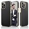 LOHASIC Leather Case for iPhone 14 Pro Cover Luxury Business Leather with AntiScratch Microfiber Lining Full Body Protective Men Cases Compatible with iPhone 14 Pro 61 inch Black Gold