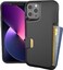 Smartish iPhone 1212 Pro Wallet Case Wallet Slayer Vol 1 Slim Protective Credit Card Holder Drop Tested Hidden Credit Card Slot Cover for Apple iPhone 1212 Pro Black Tie Affair