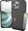 Smartish iPhone 14 Pro Max Wallet Case Wallet Slayer Vol 1 Slim Protective Credit Card Holder Drop Tested Hidden Credit Card Slot Cover for Apple iPhone 14 Pro Max Black Tie Affair
