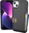 Smartish Wallet Case Wallet Slayer Vol 1 Slim Protective Credit Card Holder Drop Tested Hidden Credit Card Slot Cover for Apple iPhone 14 Plus Black Tie Affair