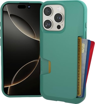 Smartish iPhone 16 Pro Wallet Case Wallet Slayer Vol 1 Slim Protective Credit Card Holder Drop Tested Hidden Credit Card Slot Cover for Apple iPhone 16 Pro So Jaded