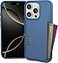Smartish iPhone 16 Pro Wallet Case Wallet Slayer Vol 1 Slim Protective Credit Card Holder Drop Tested Hidden Credit Card Slot Cover for Apple iPhone 16 Pro Blues on The Green