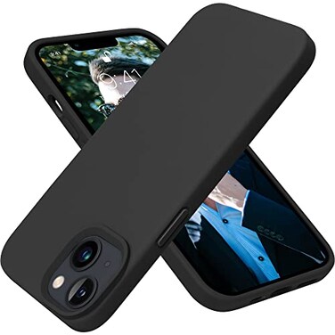 OTOFLY Designed for iPhone 13 Phone Case Silicone Shockproof Slim Thin Phone Case for iPhone 13 61 inch Black