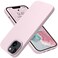OTOFLY Designed for iPhone 13 Case Silicone Shockproof Slim Thin Phone Case for iPhone 13 61 inch Ice Pink