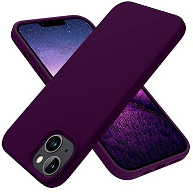 OTOFLY Designed for iPhone 14 Plus Case Silicone Shockproof Slim Thin Phone Case for iPhone 14 Plus 67 inch Purple