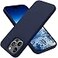 OTOFLY Designed for iPhone 14 Pro Max Case Silicone Shockproof Slim Thin Phone Case for iPhone 14 Pro Max 67 inch Midnight Blue