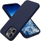 OTOFLY Designed for iPhone 14 Pro Max Case Silicone Shockproof Slim Thin Phone Case for iPhone 14 Pro Max 67 inch Midnight Blue