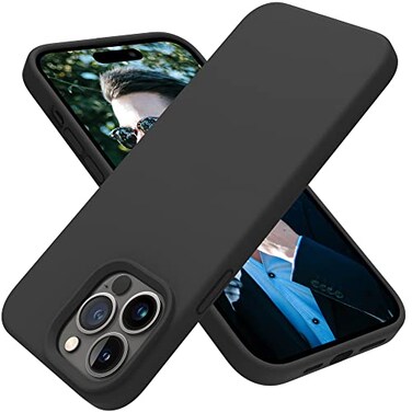OTOFLY Designed for iPhone 14 Pro Max Case Silicone Shockproof Slim Thin Phone Case for iPhone 14 Pro Max 67 inch Black