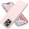 OTOFLY Designed for iPhone 14 Pro Case Silicone Shockproof Slim Thin Phone Case for iPhone 14 Pro 61 inch Chalk Pink