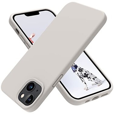 OTOFLY Designed for iPhone 14 Case Silicone Shockproof Slim Thin Phone Case for iPhone 14 61 inch Stone
