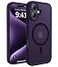 CAHEJILU Magnetic for iPhone 16 CaseCompatible with MagSafeMilitary Grade Drop Protection AntiFingerprint Translucent Matte Shockproof Protective Case for iPhone 16 Phone Case 61Deep Purple