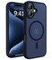 CAHEJILU Magnetic for iPhone 16 CaseCompatible with MagSafeMilitary Grade Drop Protection AntiFingerprint Translucent Matte Shockproof Protective Case for iPhone 16 Phone Case 61Deep Blue