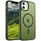 SUPFINE Magnetic for iPhone 12 CaseiPhone 12 Pro Case Compatible with MagSafeMilitary Grade Drop Protection Slim Translucent Matte Shockproof with AntiFingerprint Phone CaseCangling Green