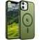 SUPFINE Magnetic for iPhone 12 CaseiPhone 12 Pro Case Compatible with MagSafeMilitary Grade Drop Protection Slim Translucent Matte Shockproof with AntiFingerprint Phone CaseCangling Green