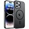 SUPFINE Magnetic for iPhone 14 Pro Max Case Compatible with MagSafe Military Grade Drop Protection Translucent Matte Shockproof Phone CoverBlack
