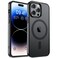 SUPFINE Magnetic for iPhone 14 Pro Max Case Compatible with MagSafe Military Grade Drop Protection Translucent Matte Shockproof Phone CoverBlack