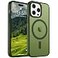 SUPFINE Magnetic for iPhone 14 Pro Case Compatible with MagSafe Military Grade Drop Protection Slim Translucent Matte Shockproof with AntiFingerprint Phone CaseCangling Green
