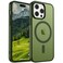 SUPFINE Magnetic for iPhone 14 Pro Case Compatible with MagSafe Military Grade Drop Protection Slim Translucent Matte Shockproof with AntiFingerprint Phone CaseCangling Green