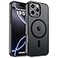 SUPFINE Magnetic for iPhone 16 Pro Max Case Compatible with MagSafe Military Grade Drop Protection Translucent Matte Shockproof Phone Cover Black