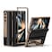 karenDon for Samsung Galaxy Z Fold 4 Phone Case Luxury Premier Genuine LeatherFull Body Hinge ProtectionBuiltin Screen ProtectorKickstand Drop Proof Protective Cover for Z Fold4 Black