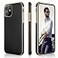 LOHASIC for iPhone 11 case Leather Slim PU Leather with Electroplated Frame AntiSlip Grip Soft TPU Bumper Business Luxury iPhone 11 Phone case 61 Protective Case for Men Women Black