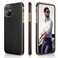 LOHASIC for iPhone 11 case Leather Slim PU Leather with Electroplated Frame AntiSlip Grip Soft TPU Bumper Business Luxury iPhone 11 Phone case 61 Protective Case for Men Women Black