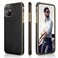 LOHASIC for iPhone 11 case Leather Slim PU Leather with Electroplated Frame AntiSlip Grip Soft TPU Bumper Business Luxury iPhone 11 Phone case 61 Protective Case for Men Women Black