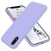 OTOFLY Compatible with iPhone XR Case 61 inchSilky and Soft Touch Series Premium Soft Liquid Silicone Rubber FullBody Protective Bumper Case for iPhone XR Light Purple