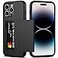 Nvollnoe for iPhone 14 Pro Max Case with Card Holder Heavy Duty Protective Dual Layer Shockproof Hidden Card Slot Slim Wallet Cover for iPhone 14 Pro Max for WomenMenBlack