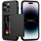 Nvollnoe for iPhone 14 Pro Max Case with Card Holder Heavy Duty Protective Dual Layer Shockproof Hidden Card Slot Slim Wallet Cover for iPhone 14 Pro Max for WomenMenBlack