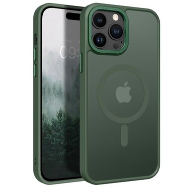 BENTOBEN Magnetic for iPhone 14 Pro Case Compatible with Magsafe Translucent Matte 14 Pro Phone Case Slim Shockproof Women Men Girls Boys Protective Cover Cases for iPhone14 Pro 61 Forest Green