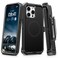 TUTUKII for iPhone 14 Pro Max Case with Belt Clip Holster AntiShock AntiSlip Compatible with MagSafe 3Layer Drop Protection Heavy Duty Magnetic Phone Case Cover for 14 Pro Max 67 Black