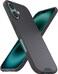 Smartish iPhone 16 MagSafe Case Gripmunk Magnetic Slim Case Lightweight Protective Thin Grip Cover with Microfiber Lining for Apple iPhone 16 Black Tie Affair