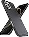 Smartish iPhone 16 Pro Max MagSafe Case Gripmunk Magnetic Slim Case Lightweight Protective Thin Grip Cover with Microfiber Lining for Apple iPhone 16 Pro Max Black Tie Affair