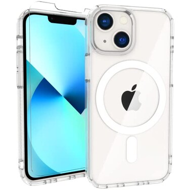 Scooch for iPhone 13 Mini MagSafe Case with Screen Protector and 100 Device Coverage MagCase iPhone 13 Mini Case MagSafe Military Grade Drop Protection UltraStrong Magnets AntiScratch